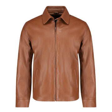 Pierre Brown Leather Jacket