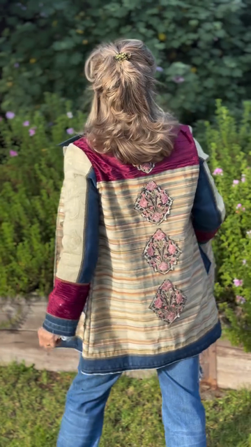 Patchwork and Embroidered Jacket