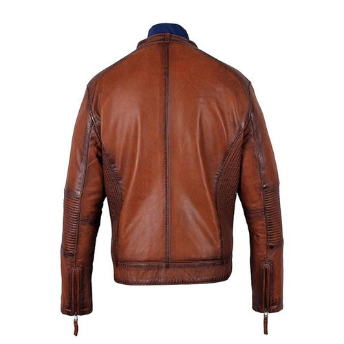 Men's Ruda Burnished Leather Jacket