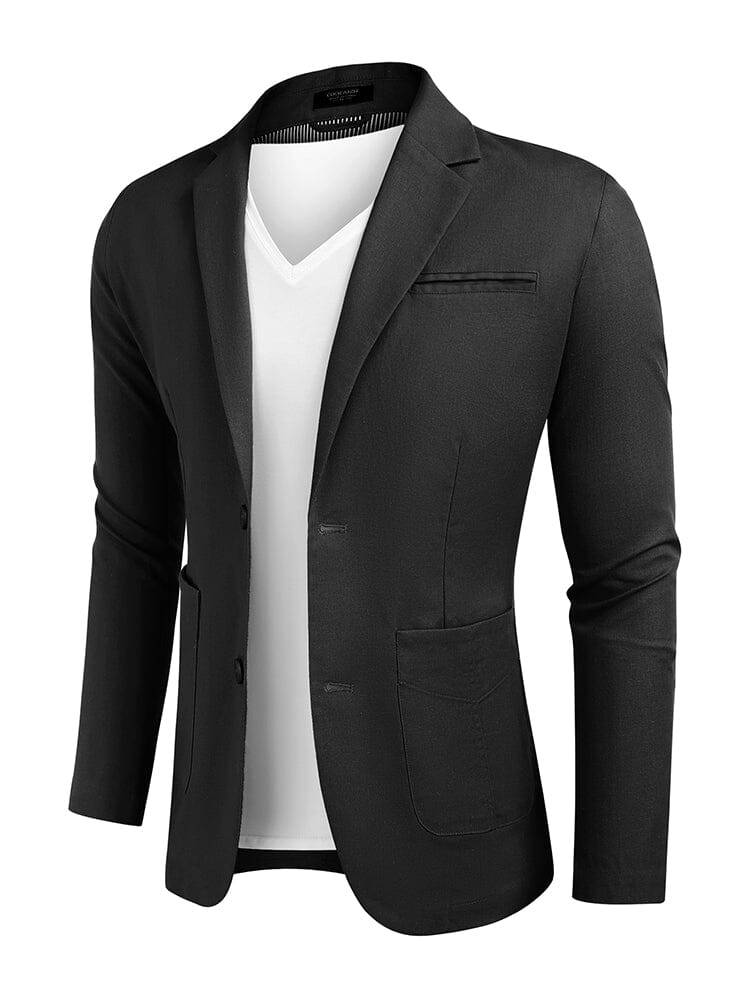 Lightweight Cotton Linen Blazer Jacket (US Only)