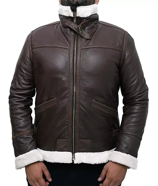 Classic Brown Aviator Jacket