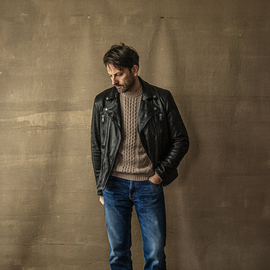 The Chiodo Jacket in Black Leather