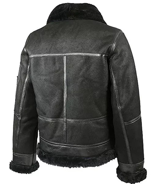 Men’s Aviator B16 Belted Leather Jacket
