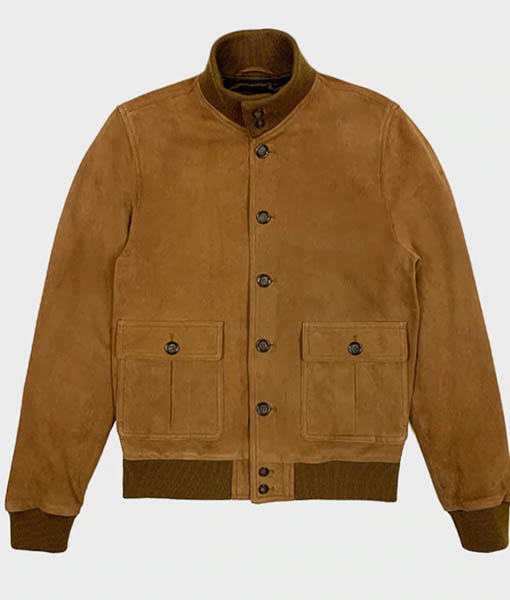 Nick Cage Brown Suede Jacket