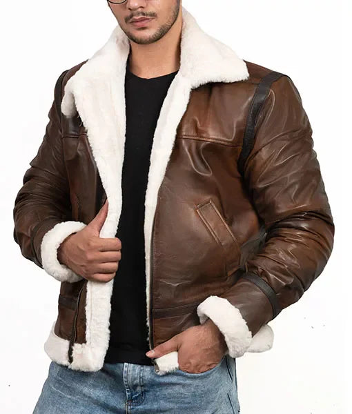 Rusty Brown B3 Bomber Jacket