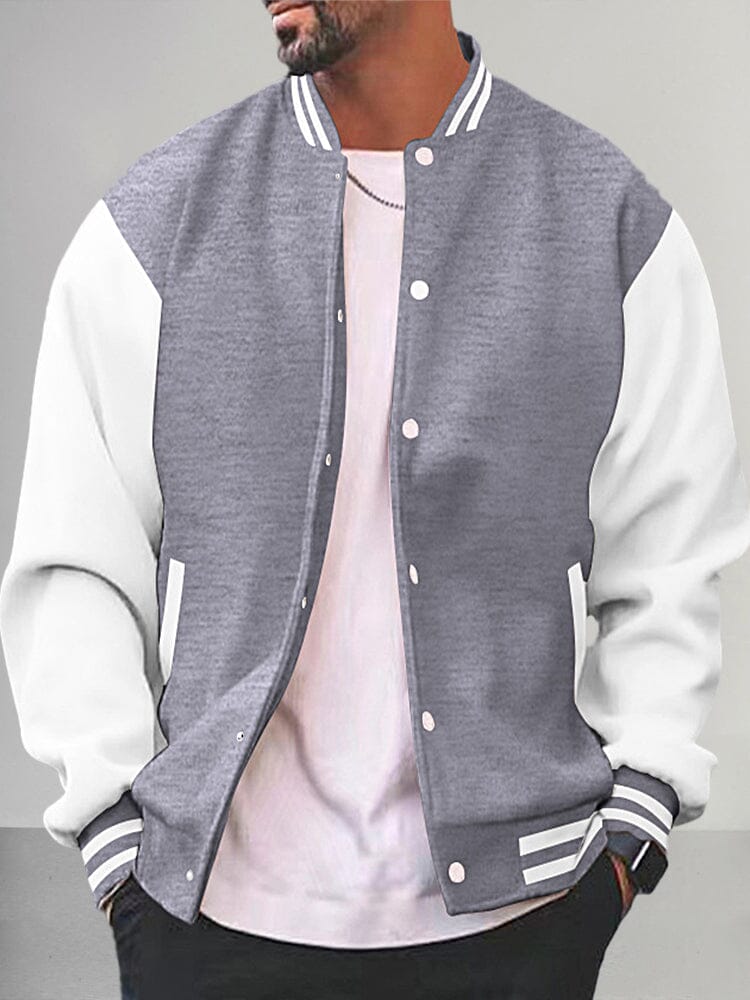 Casual Varsity Baseball Jacket