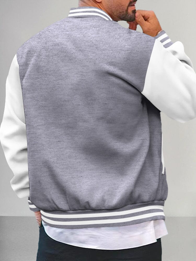 Casual Varsity Baseball Jacket