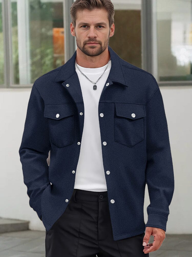 Leisure Utility Double Pockets Jacket