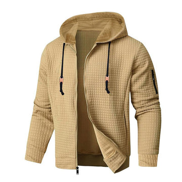 Men&#39;s Waffle Sport Hooded Jacket 81377580X